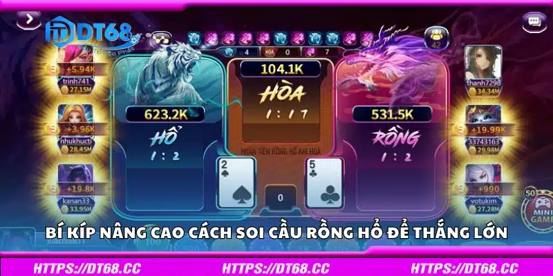 Bí kíp nâng cao cách soi cầu Rồng Hổ để thắng lớn