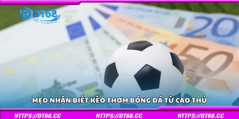 Một số mẹo nhận biết kèo thơm bóng đá từ cao thủ